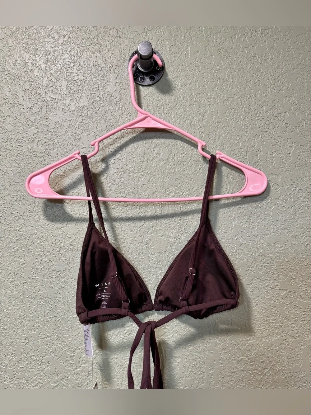 Wilo the Label Chocolate Bikini NWT L